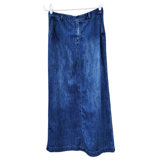 Banana Republic Dresses & Skirts - BANANA REPUBLIC LONG DENIM MAXI SKIRT 8​